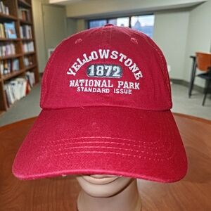 Yellowstone National Park Standard Issue Embroidered Logo Strapback Hat Cap
